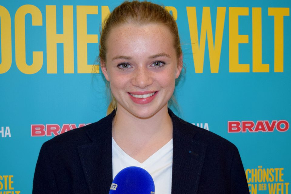 Die Schauspielerin Luna Wedler aus "Das schönste Mädchen der Welt" im Interview bei STUGGI.TV (Foto: STUGGI.TV/Frank)