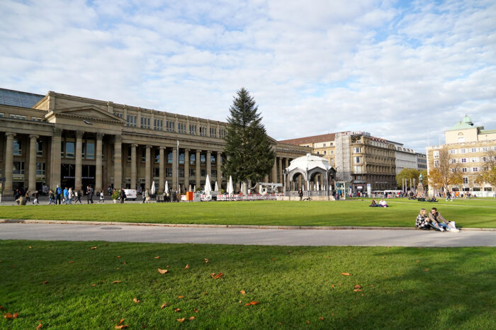 News-Update vom Freitag: Weihnachtsbaum auf dem Schlossplatz steht