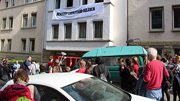 Protest gegen Leerstand: Zwei Wohnungen in Stuttgart-Heslach weiter besetzt (Foto: BesetzerInnenkollektiv "Leerstand beleben")